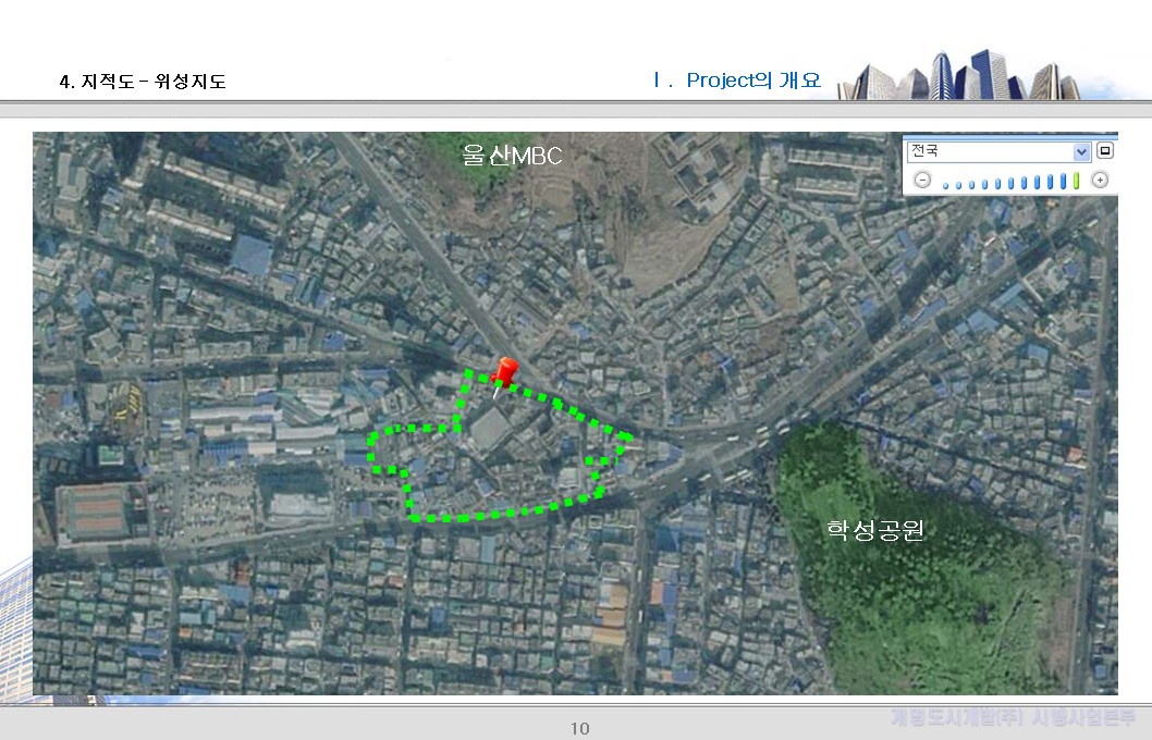 4. 위성지도 (1) — 광역 입지